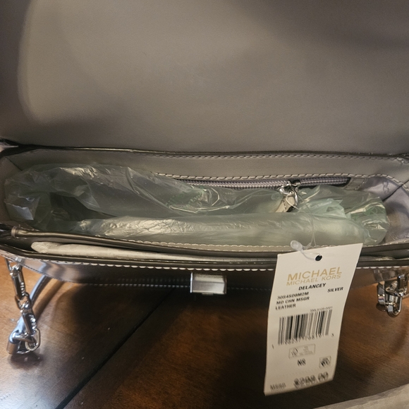 Michael Kors Silver Crossbody Bag - Picture 8 of 14